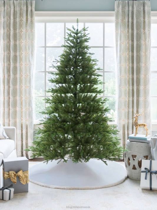 King of Christmas 7.5' Alpine Fir Artificial Christmas Tree 800 Warm White Led Lights 82FF2 Accessories