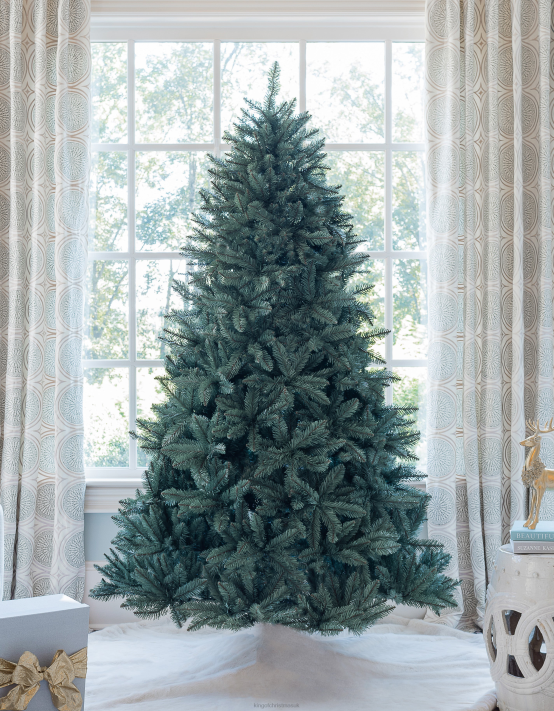 King of Christmas 7' Tribeca Spruce Blue Artificial Christmas Tree Unlit 82FF17 Accessories